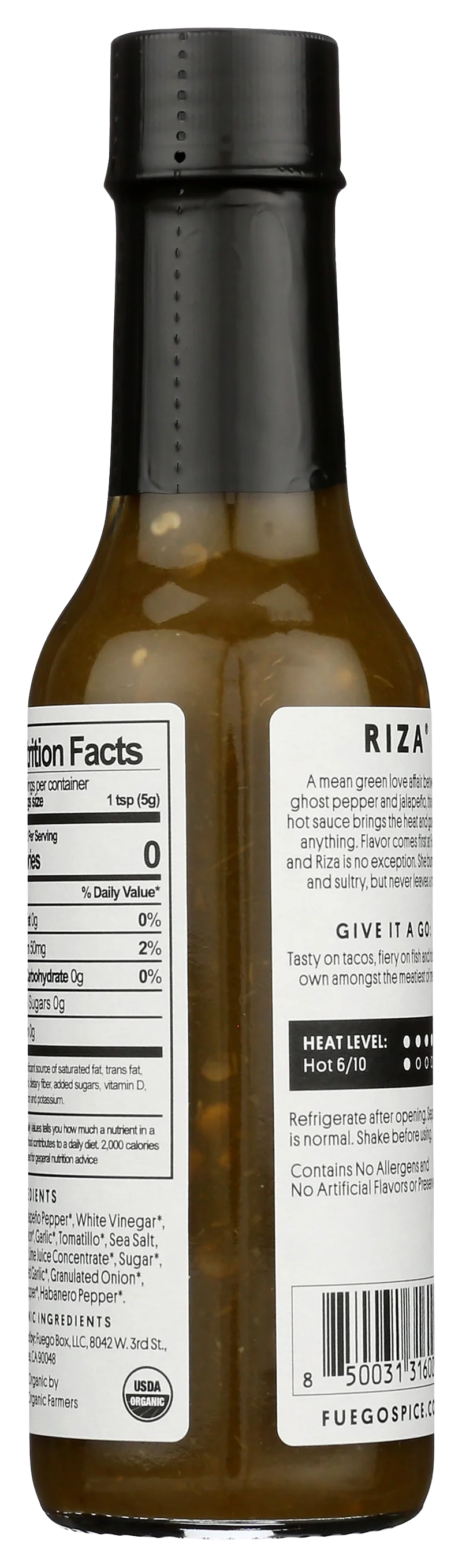 Organic Riza Hot Sauce