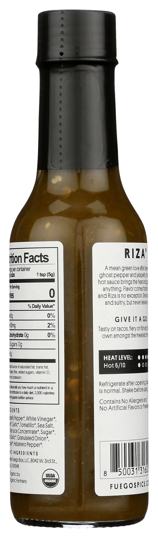 Organic Riza Hot Sauce