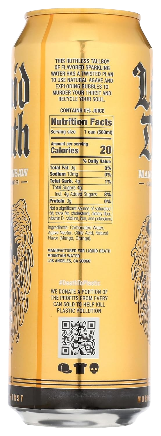 Mango Chainsaw Sparkling Water