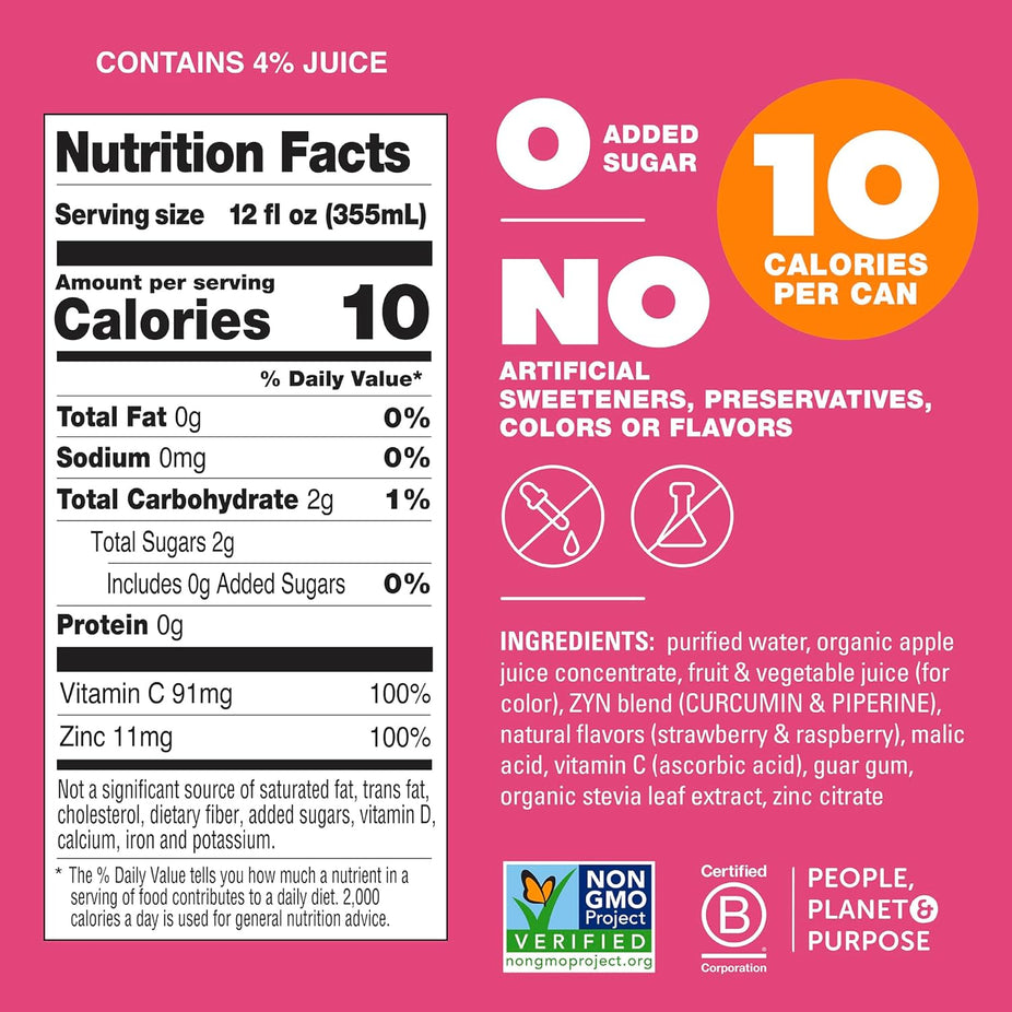 Mixed Berry Turmeric Wellness Drink