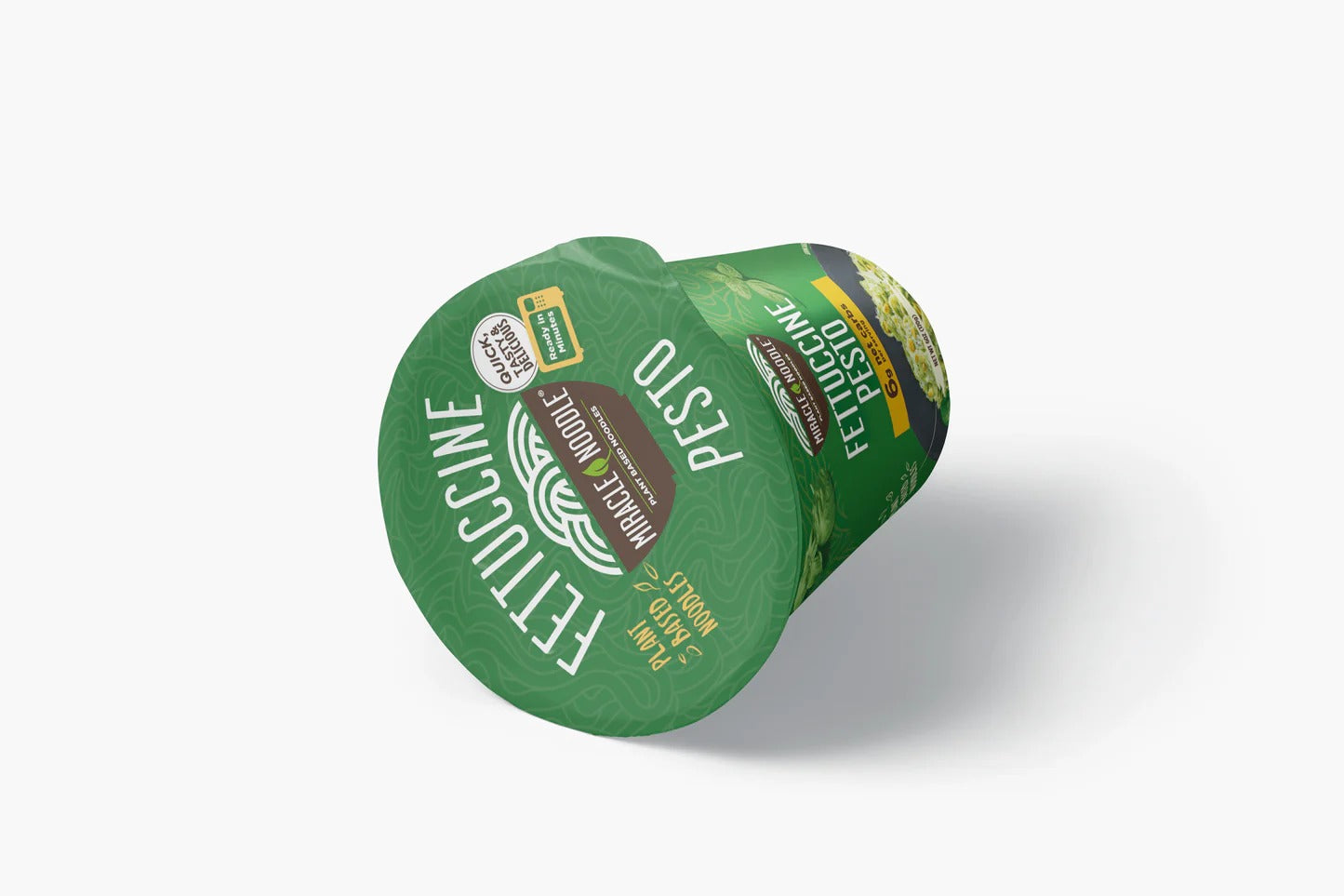 Low Carb Instant Cup Noodles Fettuccine Pesto (6 Pack) – Martie
