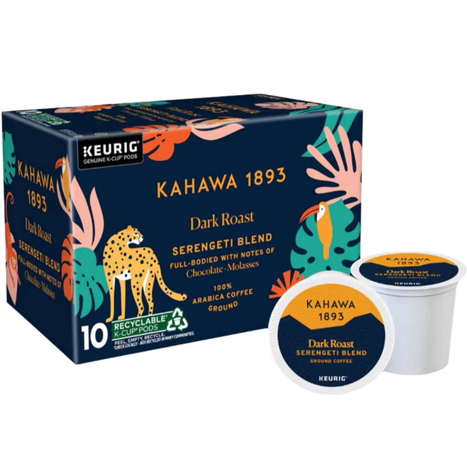 Dark Roast Coffee K-Cup Pods Serengeti Blend  (10 CT)