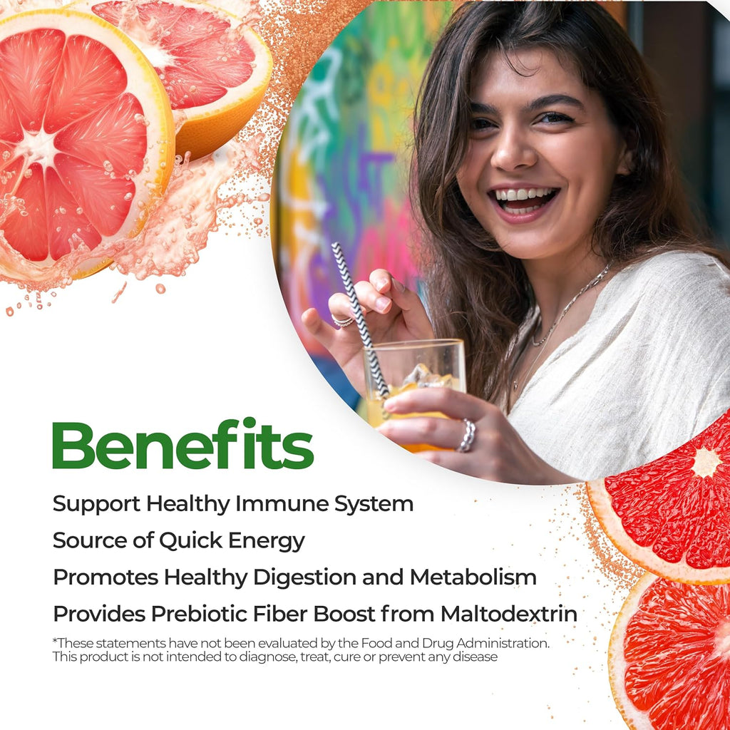 Feel Good Organic Superfoods Grapefruit Kombucha (7 Packets) Martie