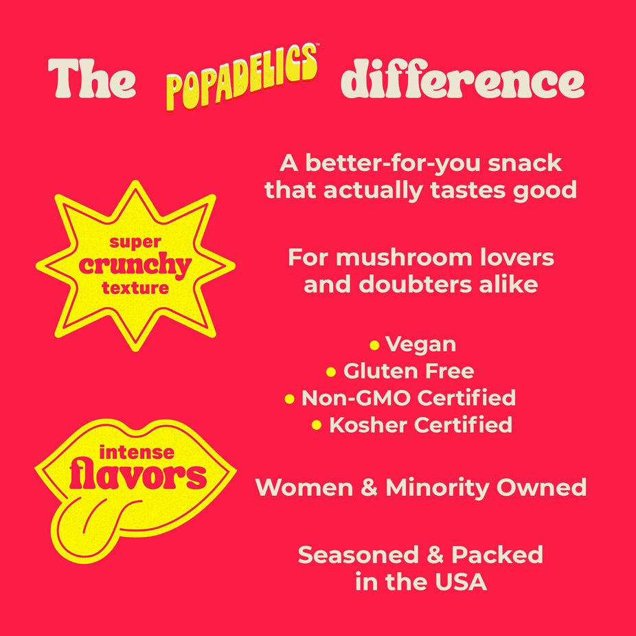 Rad Rosemary & Salt Crunchy Mushroom Chips (6 CT)