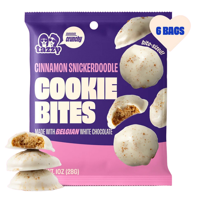 White Chocolate Snickerdoodle Cookies Bites (6 Pack)