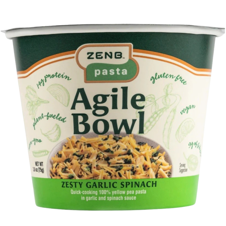 Zesty Garlic Spinach Agile Bowl