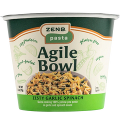Zesty Garlic Spinach Agile Bowl