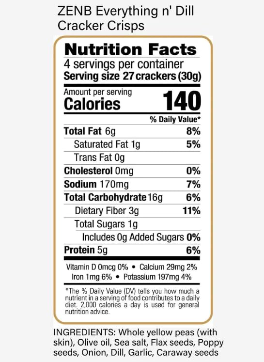 Cracker Crisps - Everything N' Dill