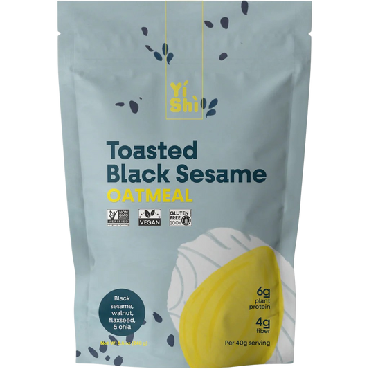 Toasted Black Sesame Oatmeal Pouch