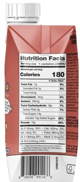 Animal-Free Dairy Chocolate Milk