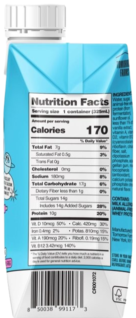 Animal-Free Dairy Vanilla Milk