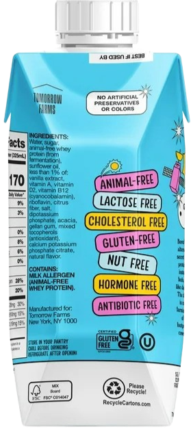 Animal-Free Dairy Vanilla Milk