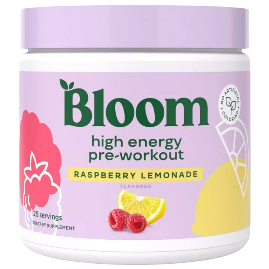 Raspberry Lemonade High-Energy Pre-Workout Supplement Powder