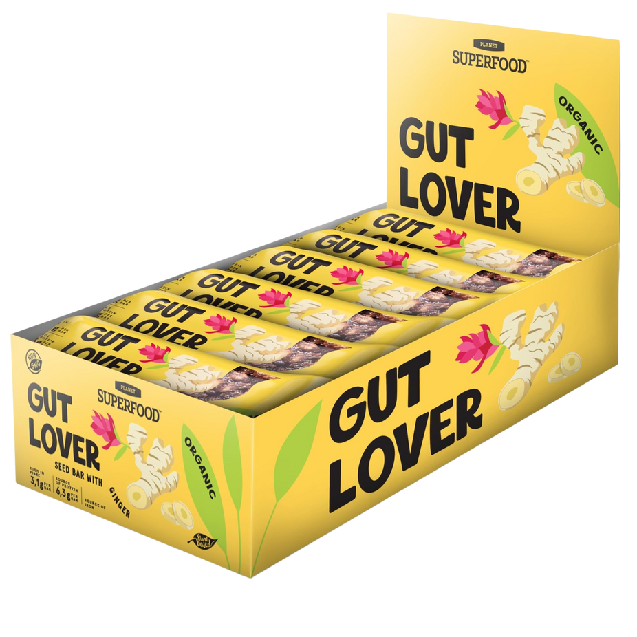Gut Lover Organic Seed Bar with Ginger  (24 CT)
