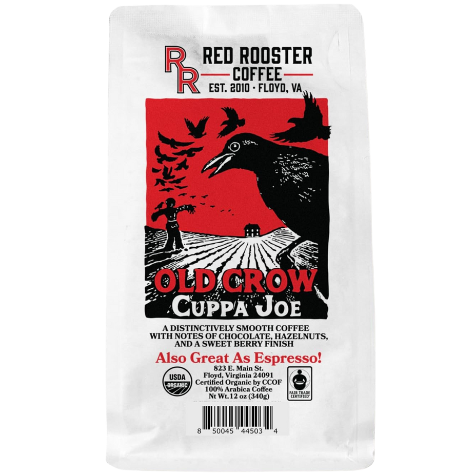 Old Crow Cuppa Joe Blend Medium Roast Whole Bean