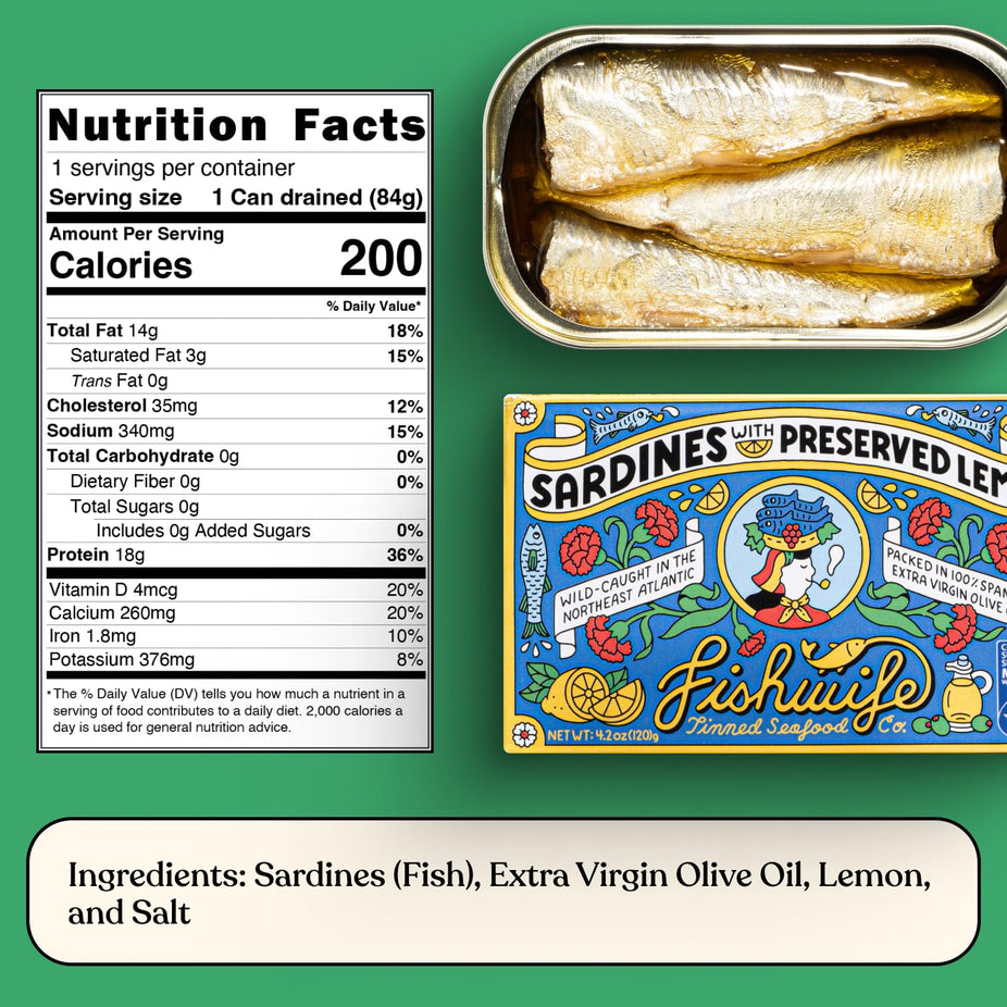 Sardines With Preserved Lemon