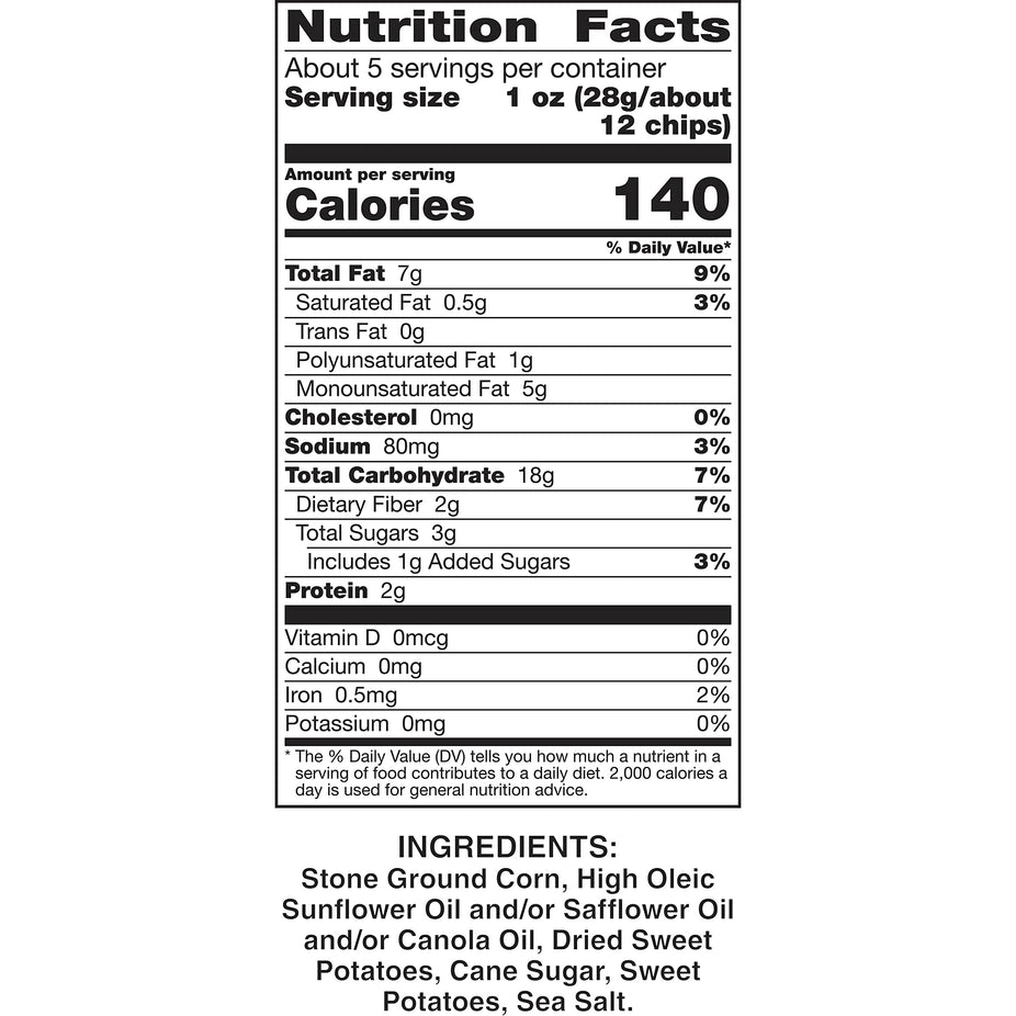 Sweet Potato Tortilla Chips