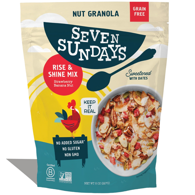 Rise & Shine Strawberry Banana Nut Granola