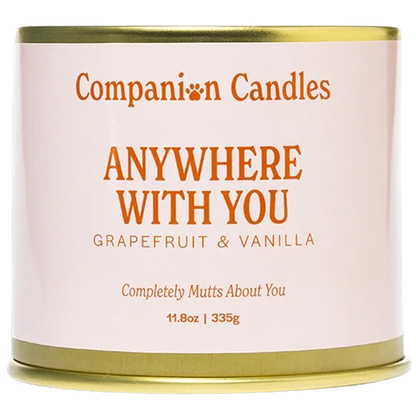 Anywhere with You Grapefruit and Vanilla Candle