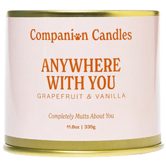 Anywhere with You Grapefruit and Vanilla Candle