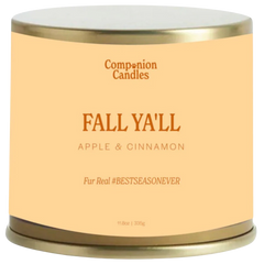 Fall Yall Apple and Cinnamon Candle