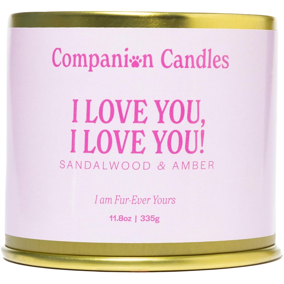 I Love You I Love You! Sandalwood & Amber Candle