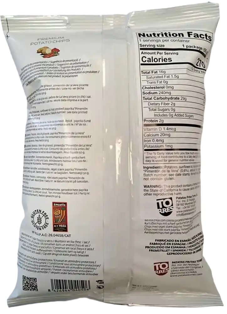 Potato Chips Smoked Paprika
