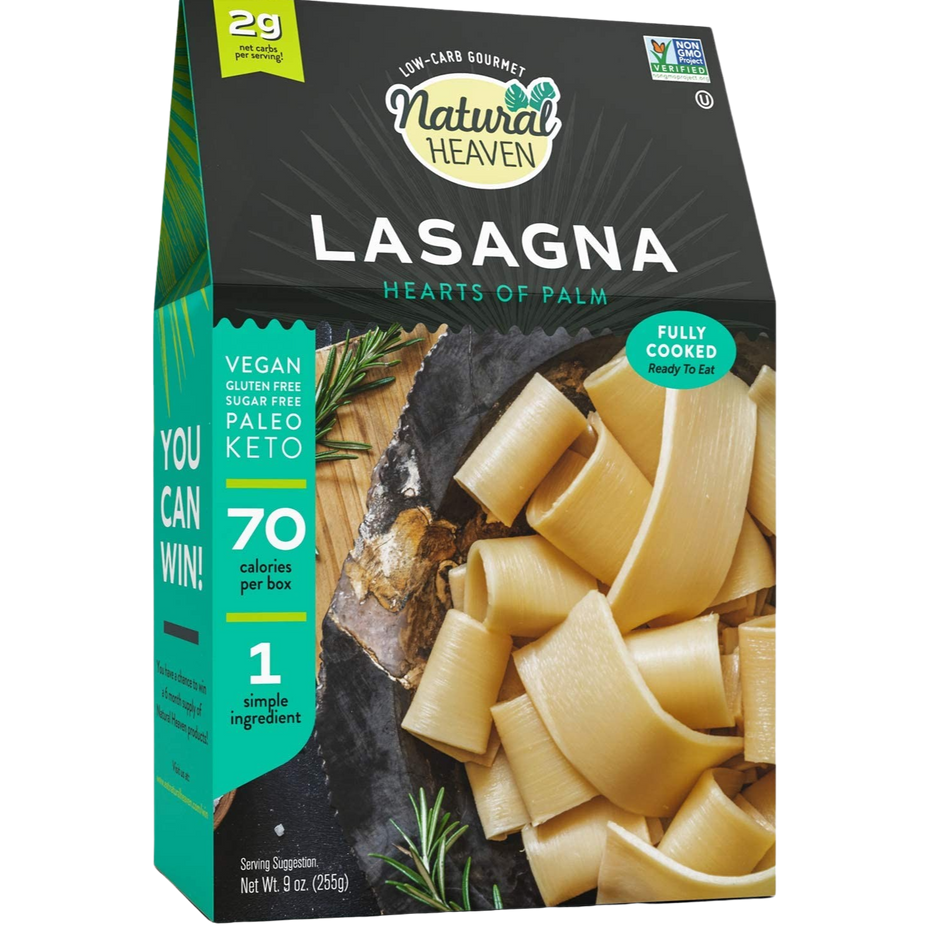 Lasagna Hearts of Palm Pasta Gluten-Free