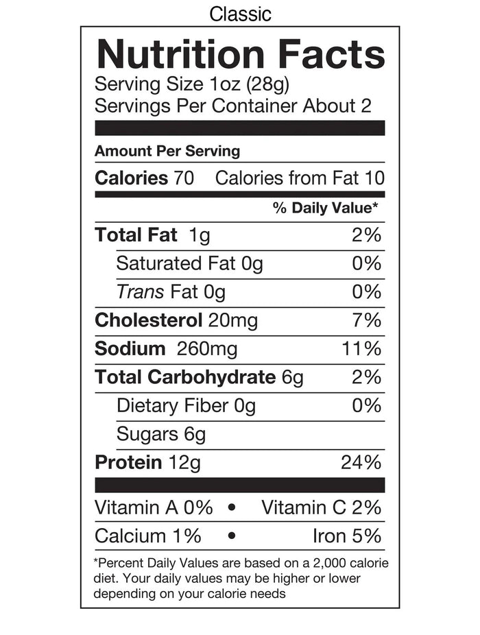 Beef and Turkey Jerky Variety, Original, Sweet Chipotle, Sriracha Honey (4 CT)