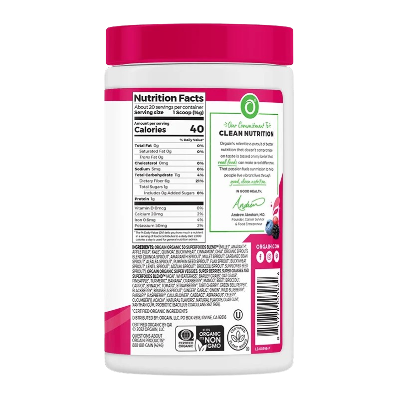 1B Probiotics Berry Superfoods Powder