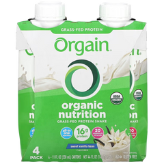 Organic Vanilla Bean Grass Fed Protein Shake (4 Pack)