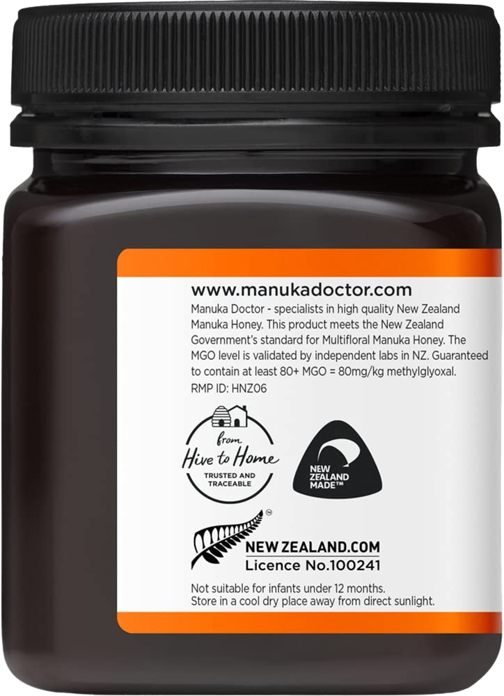 Multifloral Manuka Honey MGO 80+