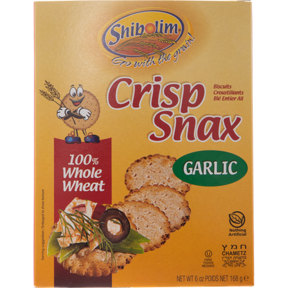 Whole Wheat Garlic Crisp Snax