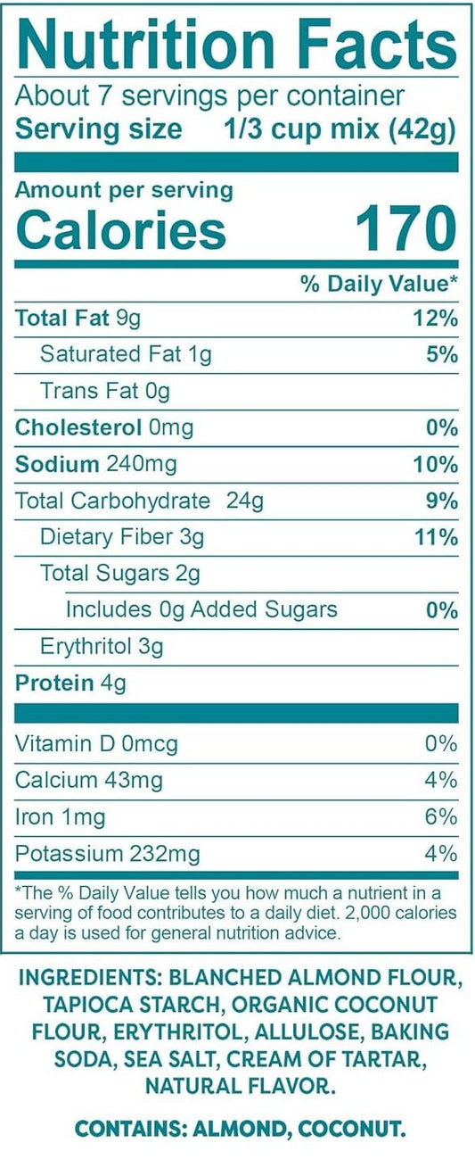 Nutrition Information - Pancake & Waffle Mix