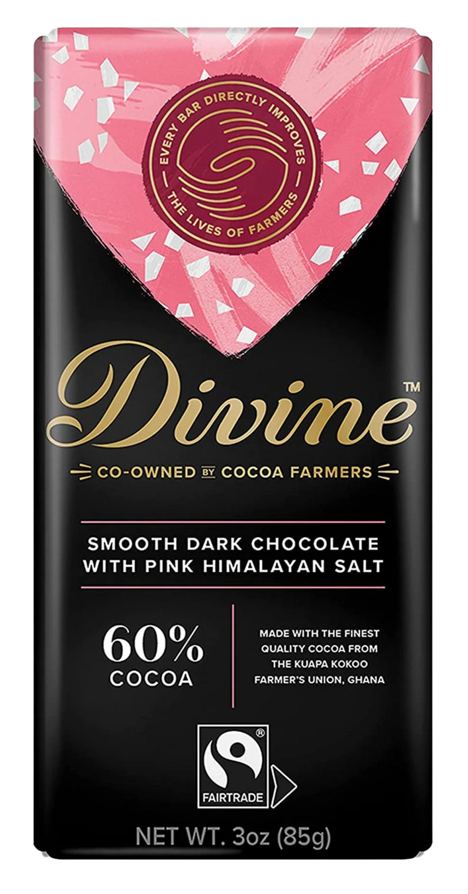 Dark Chocolate with Pink Himalayan Salt