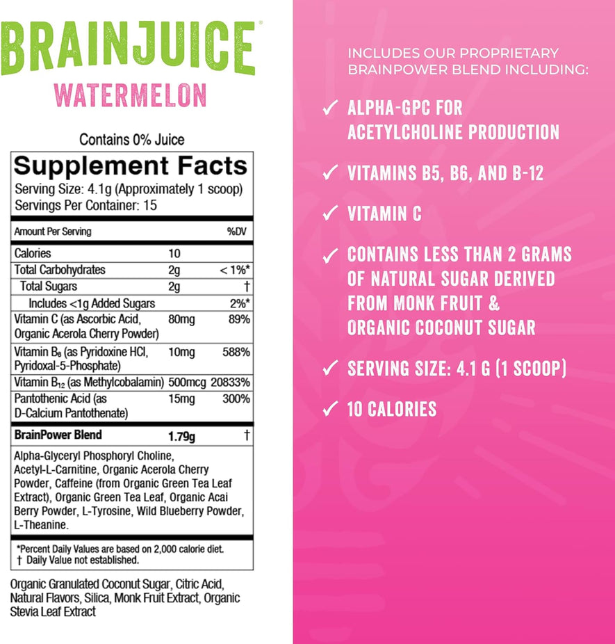 Watermelon Daily Drink Mix Powder