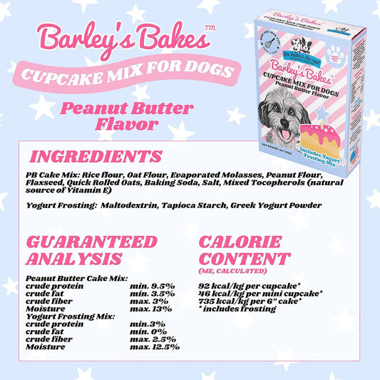 Peanut Butter Cupcake Mix Dog Treat