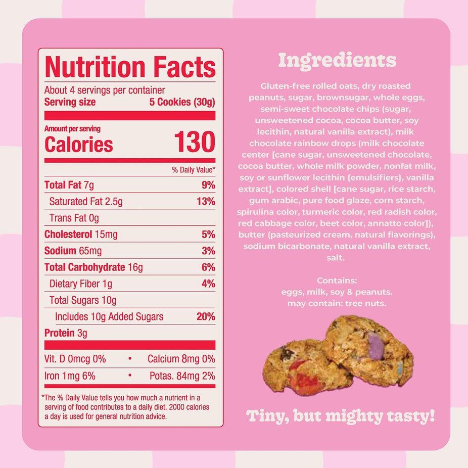 Rainbow Chip Mini Cookies