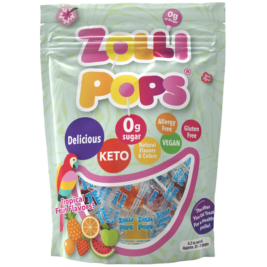Tropical Assorted Fruit Lollipops