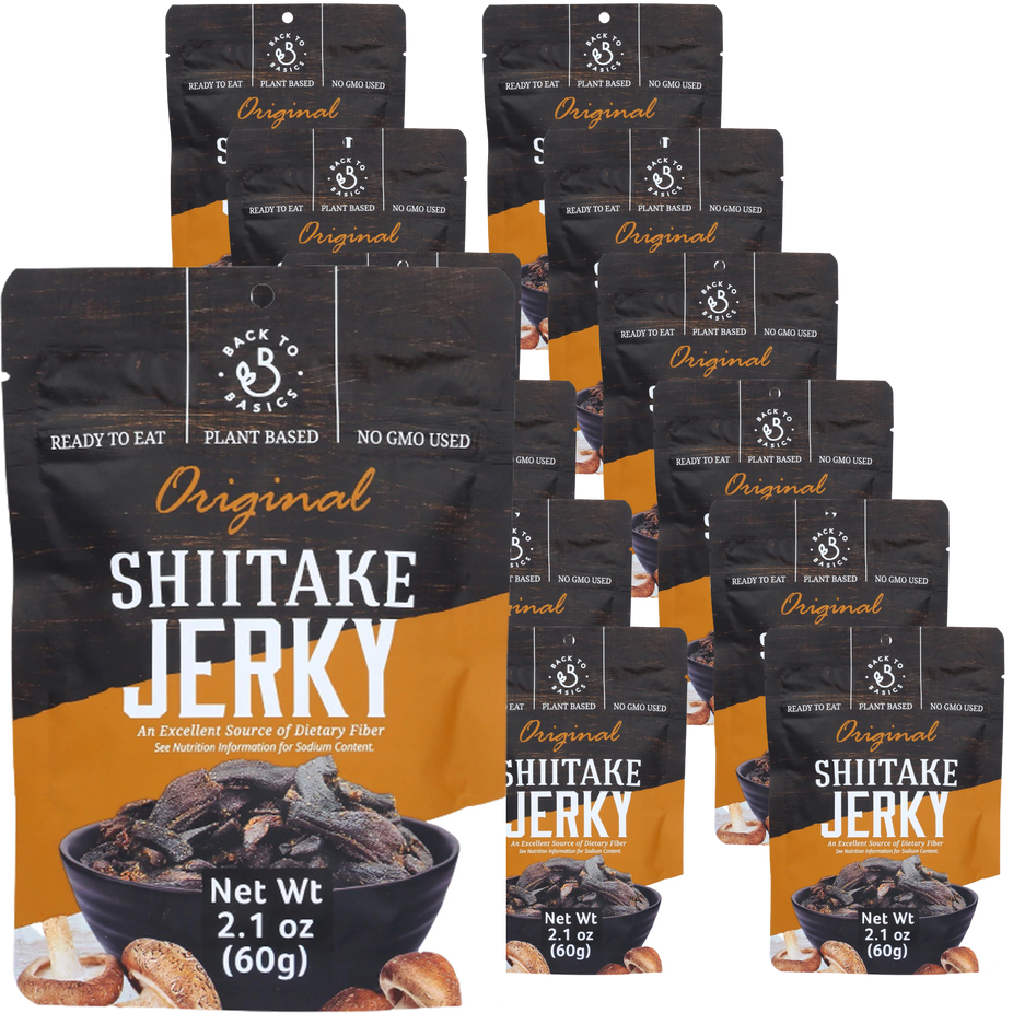 Shiitake Jerky Mushroom (12 Pack)