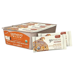 Organic Double Chocolate Peanut Butter Chip Protein Bar (12 CT)