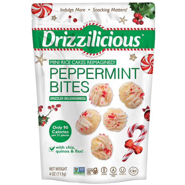 Drizzilicious Peppermint Bites Mini Rice Cakes, 4oz – Martie