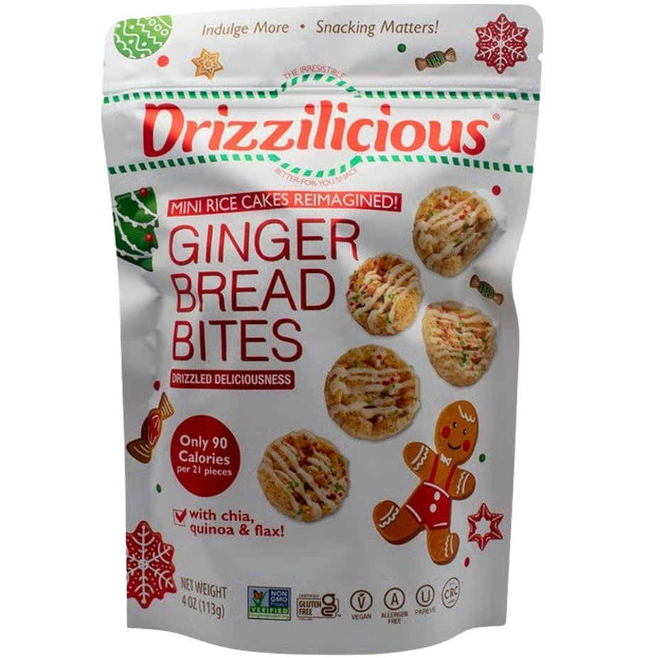 Gingerbread Bites Mini Rice Cakes