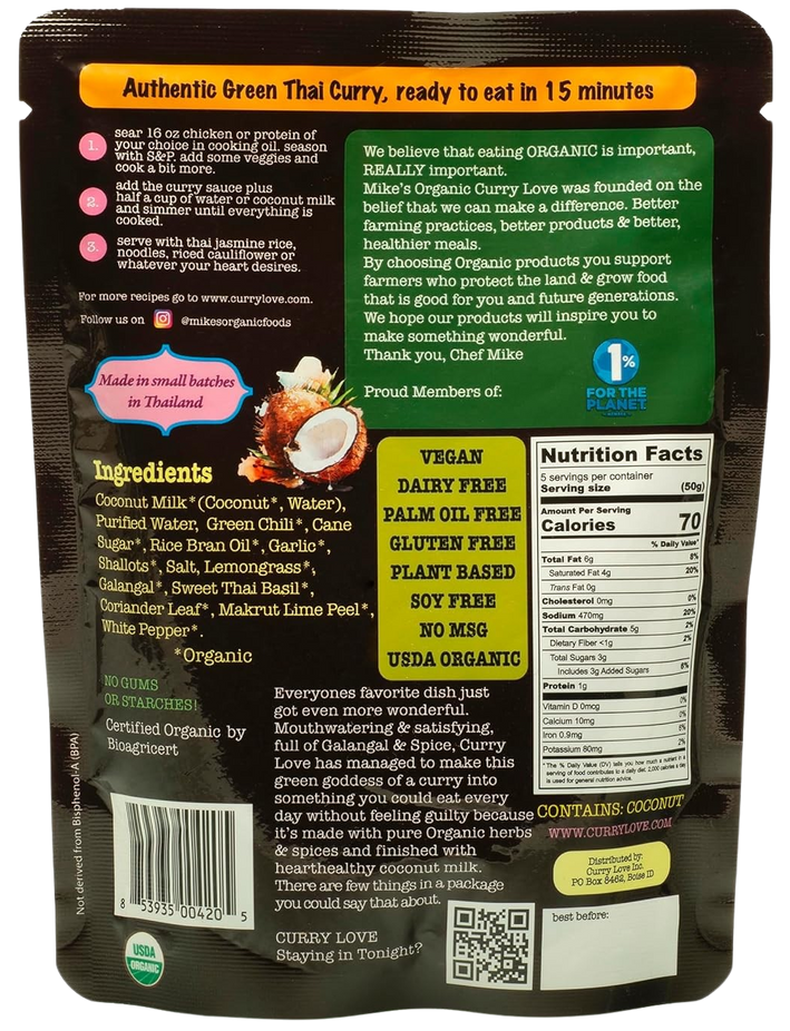 Green Thai Curry Sauce (3CT)