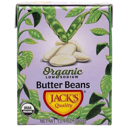 Organic Low Sodium Butter Beans