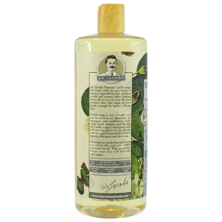Unscented Liquid Castile Soap Body Wash