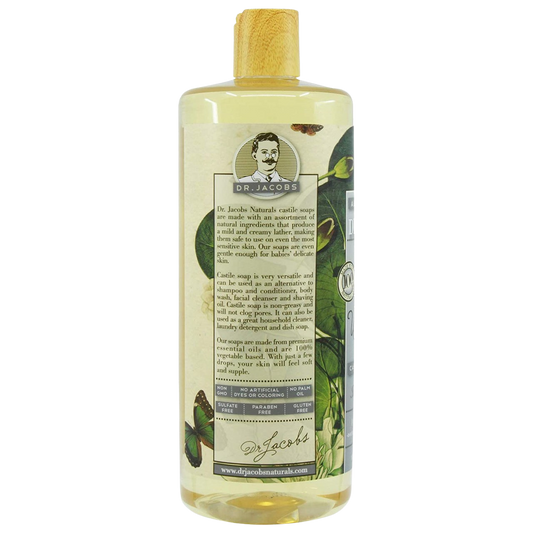 Unscented Liquid Castile Soap Body Wash