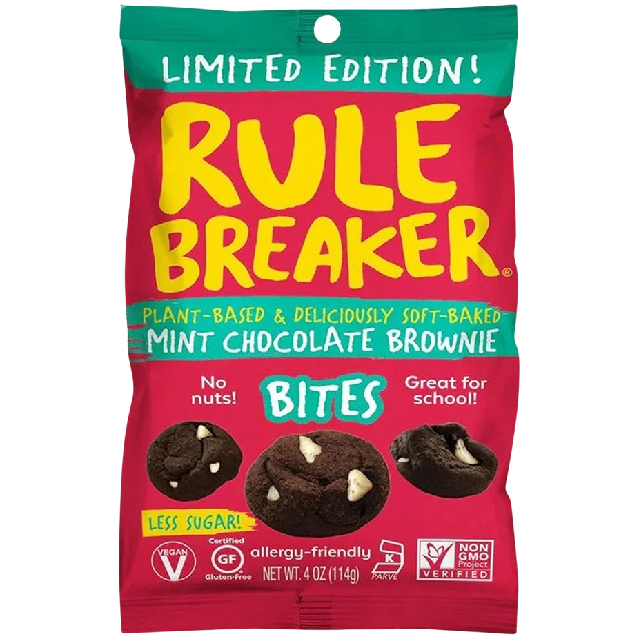 Mint Chocolate Brownie Bites