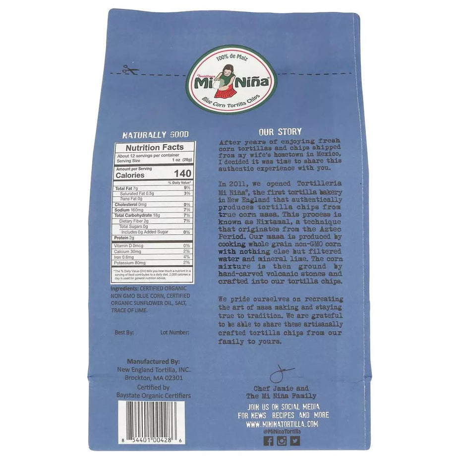 Blue Corn Tortilla Chips