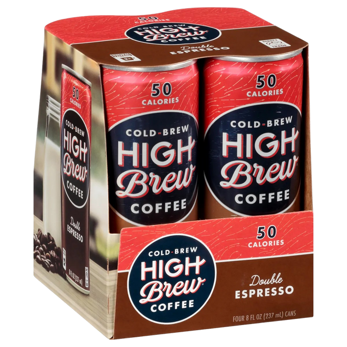 High Brew Cold-Brew Coffee Double Espresso (4 Pack)